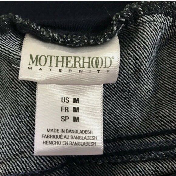 MOTHERHOOD Maternity Bling Jeans NWT Med Cropped Pants - Picture 6 of 8